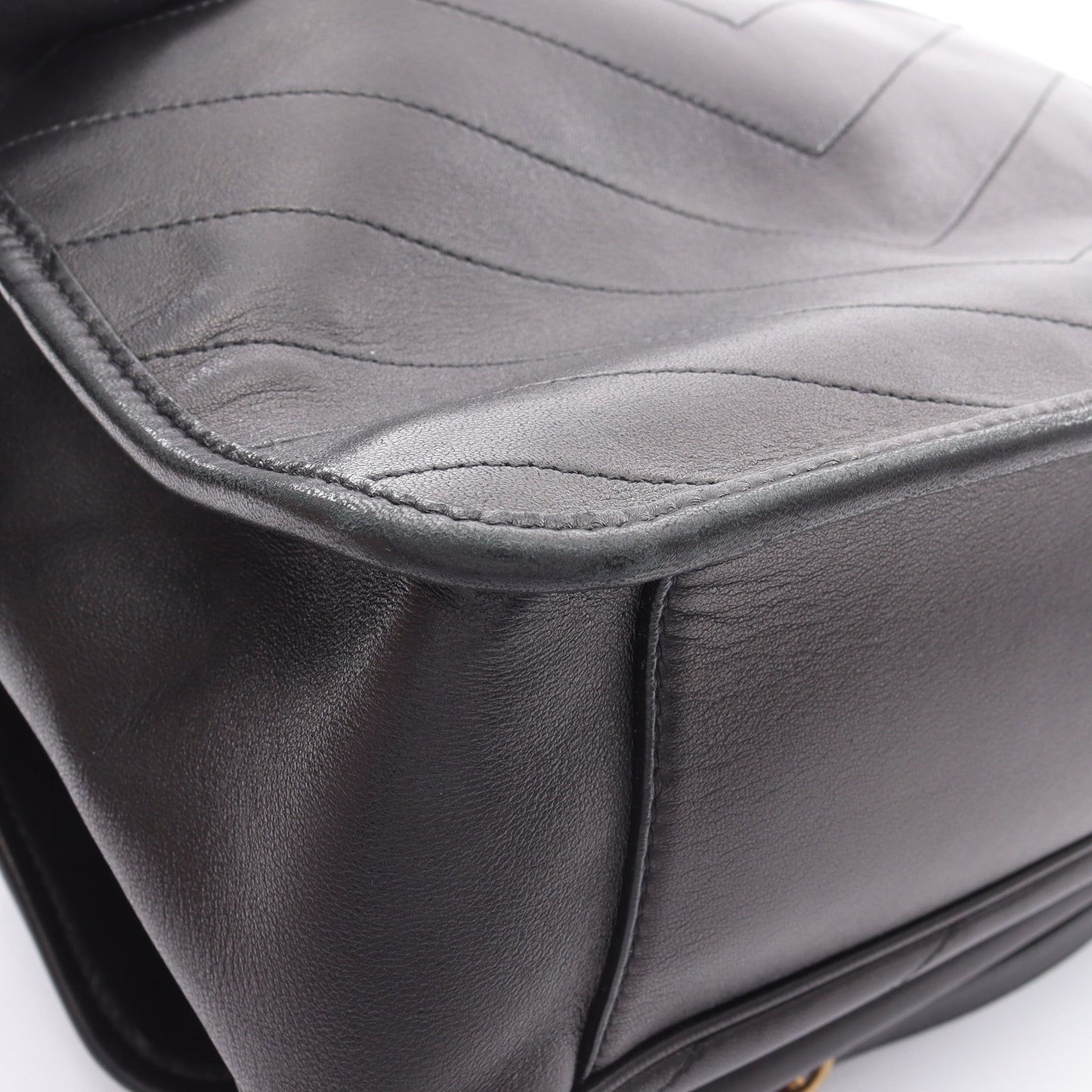 NIKI ニキ ミディアム チェーンショルダーバッグ レザー ブラック サンローラン バッグ Saint Laurent