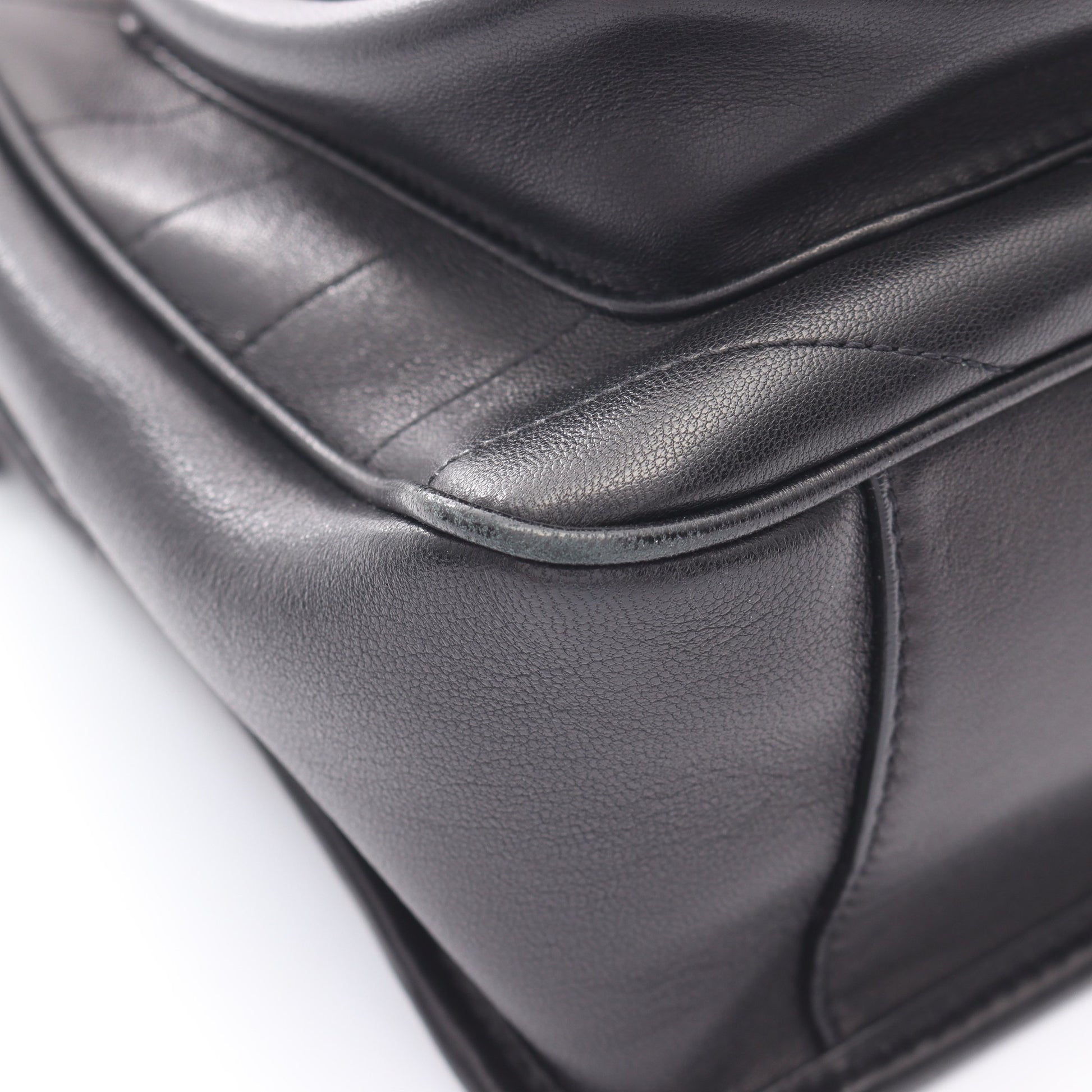 NIKI ニキ ミディアム チェーンショルダーバッグ レザー ブラック サンローラン バッグ Saint Laurent
