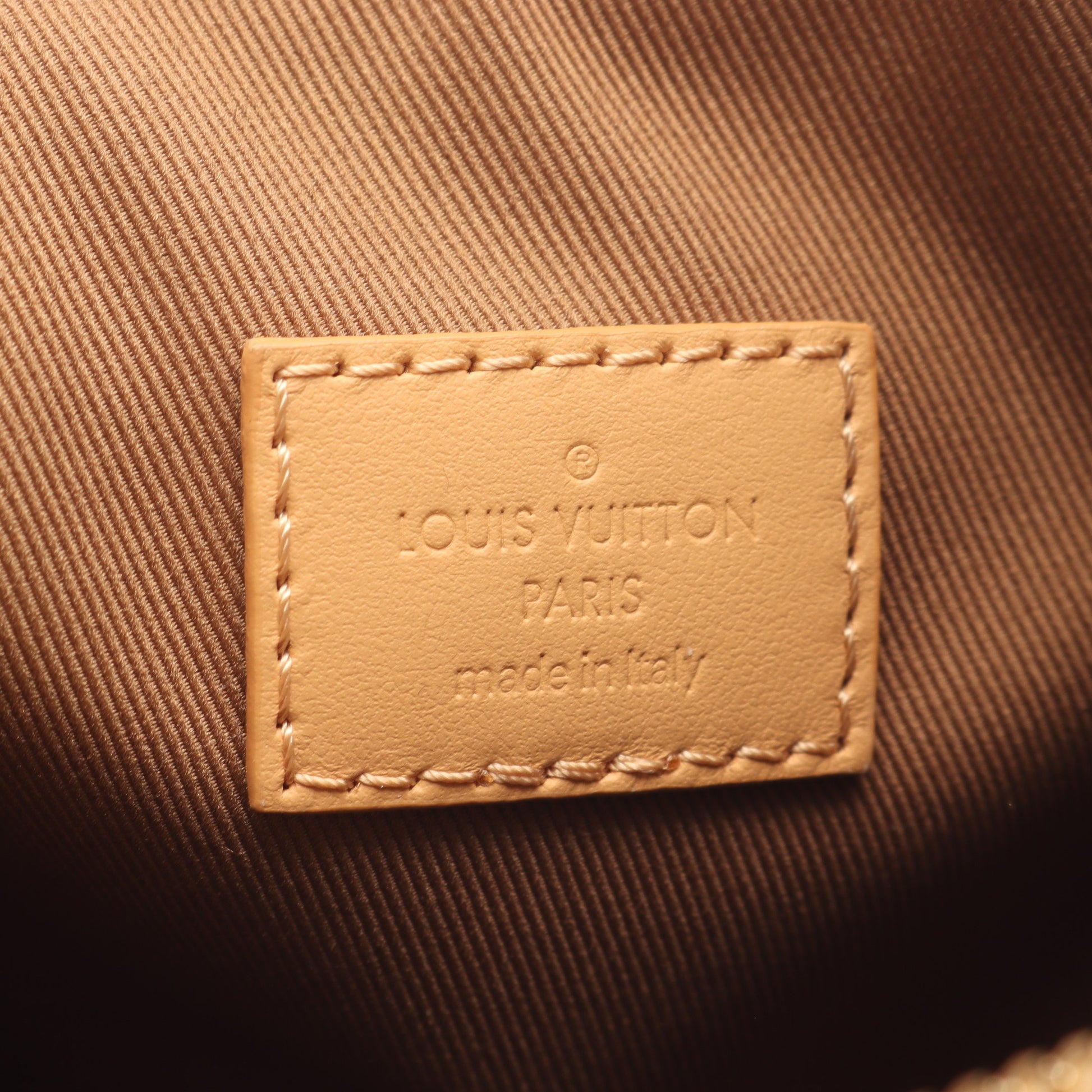 ホーボーカーゴ モノグラム ショルダーバッグ PVC レザー スエード ベージュ ブラウン ルイヴィトン バッグ LOUIS VUITTON