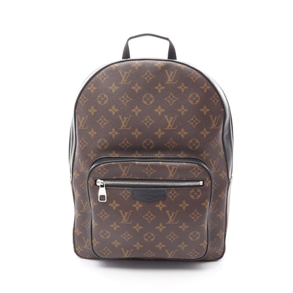 ジョッシュ モノグラムマカサー バックパック リュックサック PVC レザー ブラウン ブラック ルイヴィトン バッグ LOUIS VUITTON