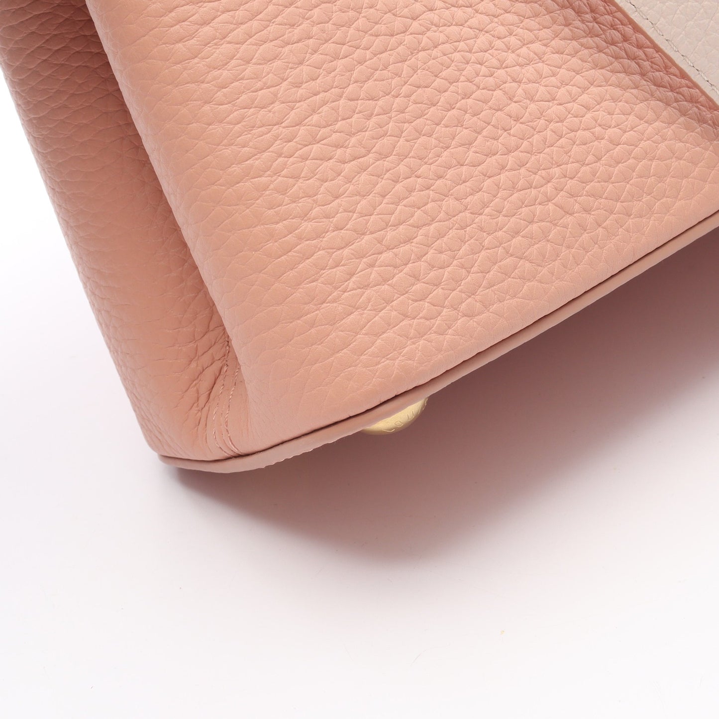 カプシーヌBB ローズ トリアノン グレージュ ハンドバッグ レザー ピンク ベージュ 2WAY ルイヴィトン バッグ LOUIS VUITTON