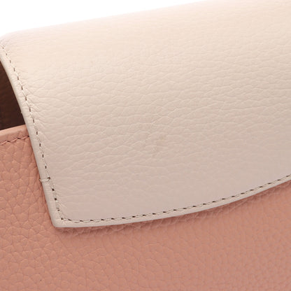 カプシーヌBB ローズ トリアノン グレージュ ハンドバッグ レザー ピンク ベージュ 2WAY ルイヴィトン バッグ LOUIS VUITTON