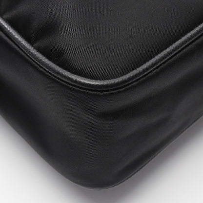 TESSUTO+SAFFIANO ショルダーバッグ ナイロン サフィアーノレザー ブラック プラダ バッグ PRADA