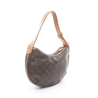 クロワッサンMM モノグラム ショルダーバッグ PVC レザー ブラウン ルイヴィトン バッグ LOUIS VUITTON