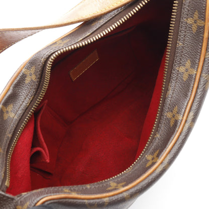 クロワッサンMM モノグラム ショルダーバッグ PVC レザー ブラウン ルイヴィトン バッグ LOUIS VUITTON