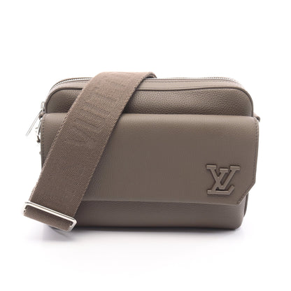 ファストライン メッセンジャー LVアエログラム ショルダーバッグ レザー ダークブラウン ルイヴィトン バッグ LOUIS VUITTON