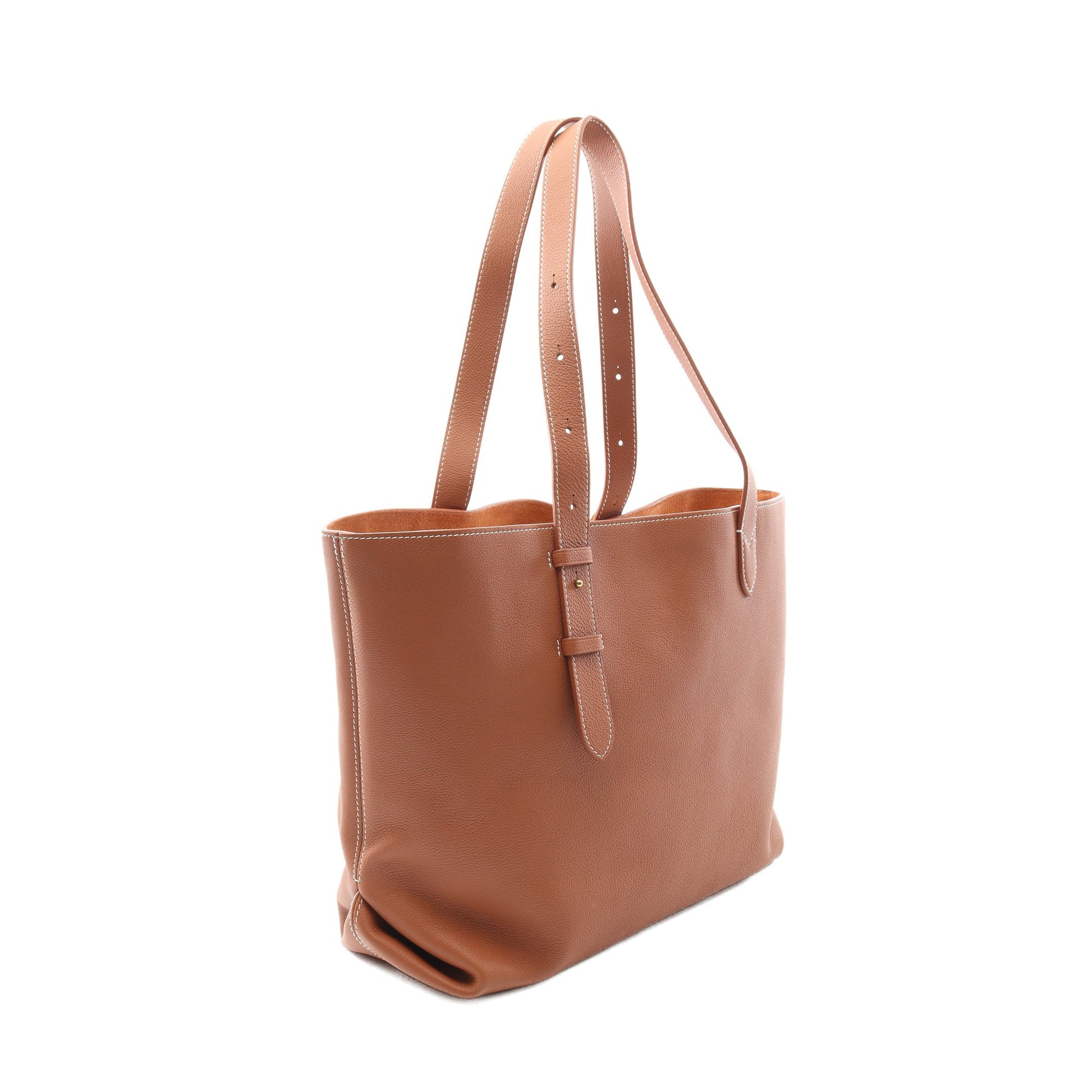 ロウキー カバ MM コニャック ショルダーバッグ トートバッグ レザー ライトブラウン ルイヴィトン バッグ LOUIS VUITTON