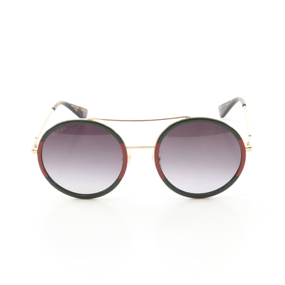 ラウンド サングラス GP ゴールド グリーン レッド グッチ 財布・小物 GUCCI