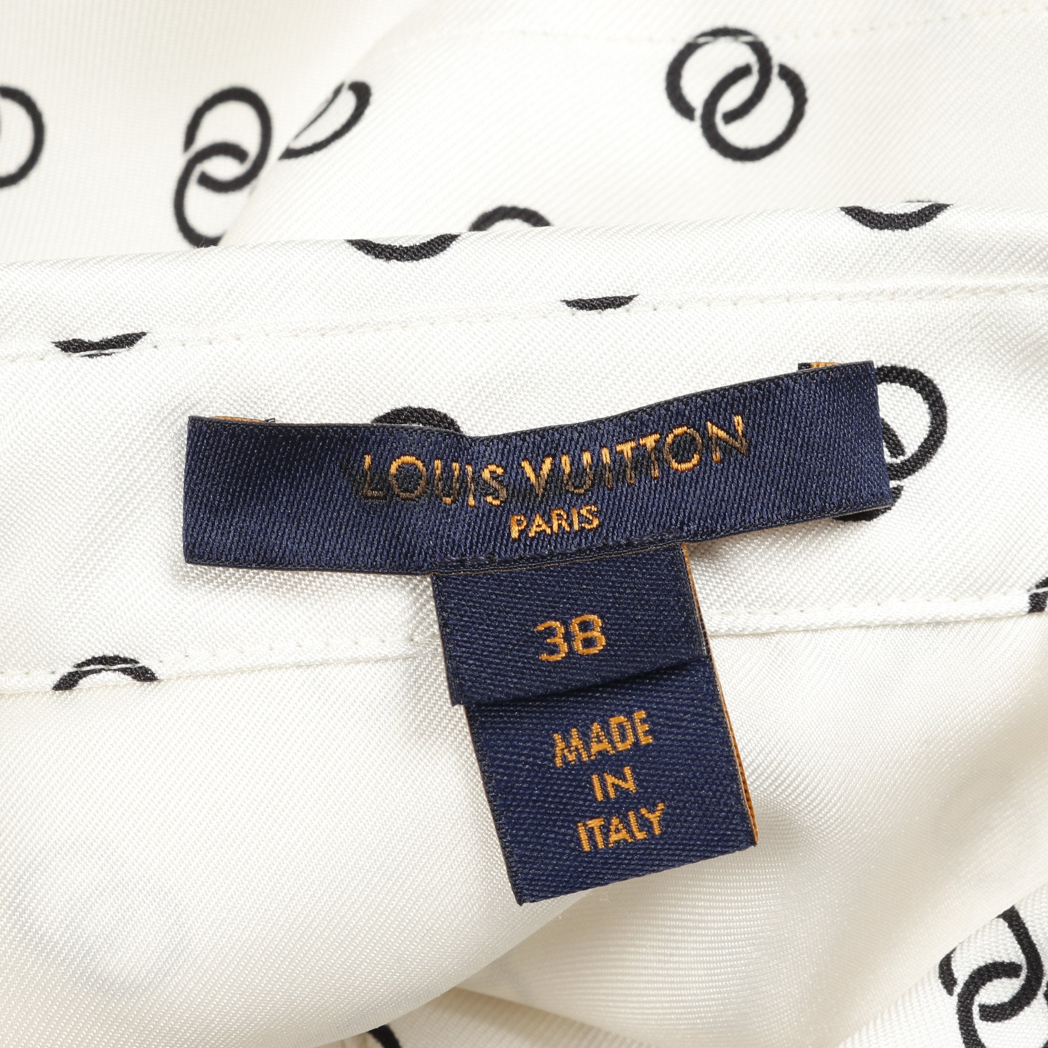 シャツ 総柄 コットン オフホワイト ルイヴィトン – RECLO