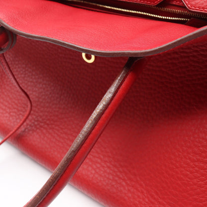 バーキン35 ルージュガランス ハンドバッグ フィヨルド レッド ゴールド金具 □I刻印 エルメス バッグ HERMES