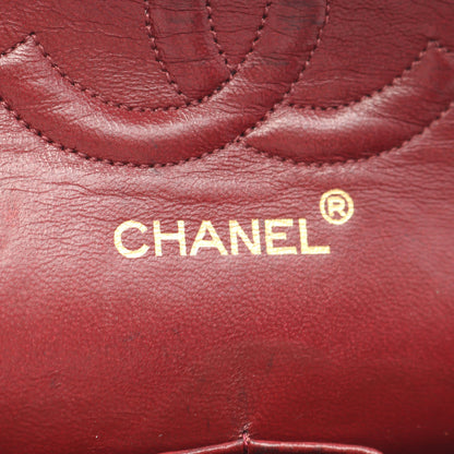 マトラッセ Wフラップ Wチェーンショルダーバッグ ラムスキン ブラック ゴールド金具 ヴィンテージ シャネル バッグ CHANEL