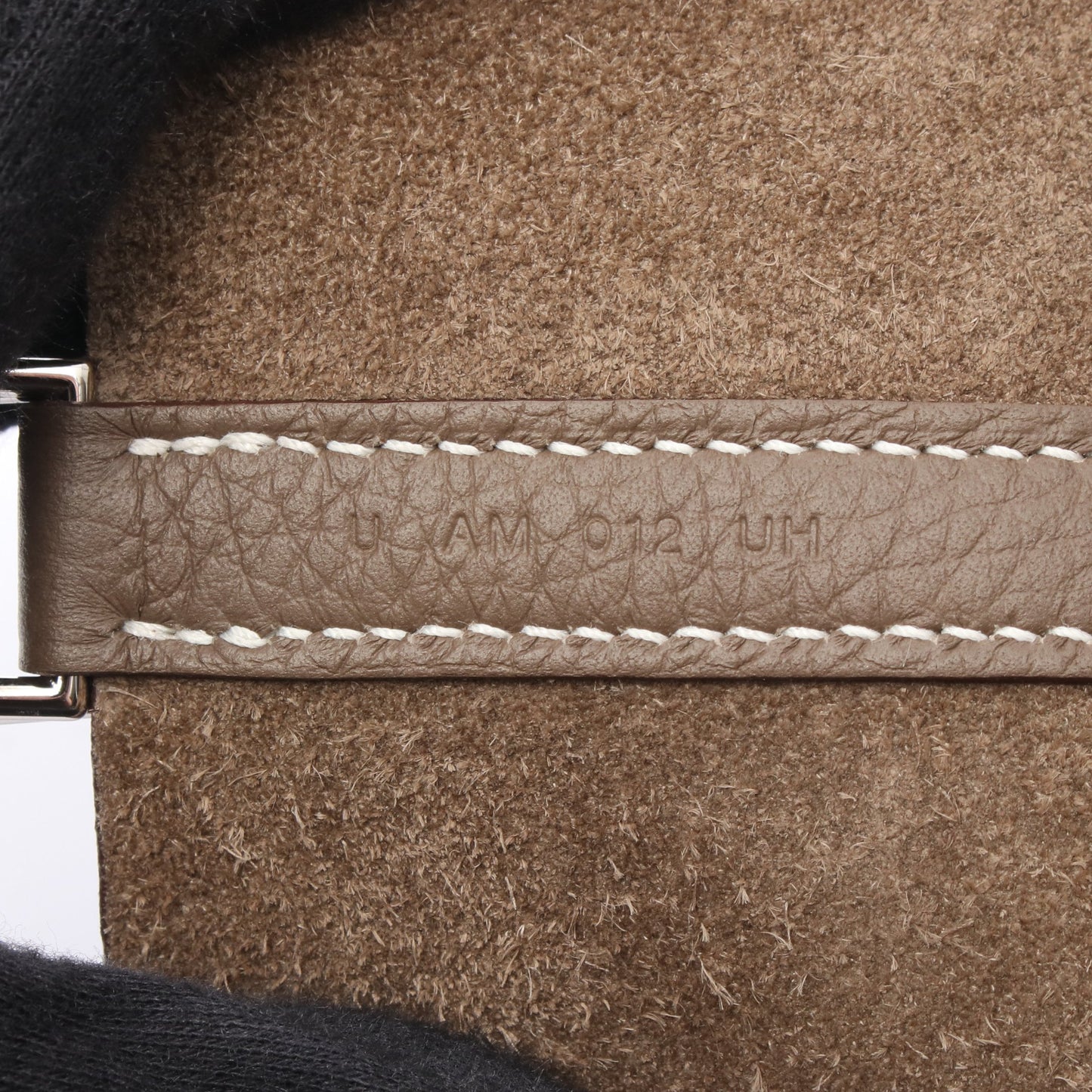ピコタンロックPM エトゥープ ハンドバッグ トリヨンクレマンス グレーブラウン シルバー金具 U刻印 エルメス バッグ HERMES