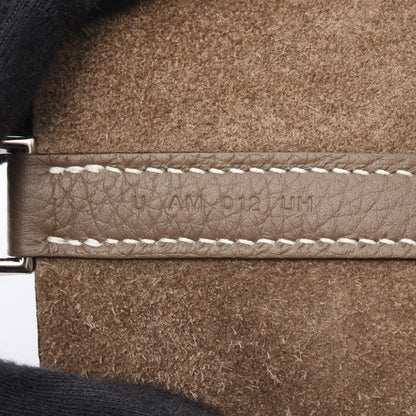 ピコタンロックPM エトゥープ ハンドバッグ トリヨンクレマンス グレーブラウン シルバー金具 U刻印 エルメス バッグ HERMES