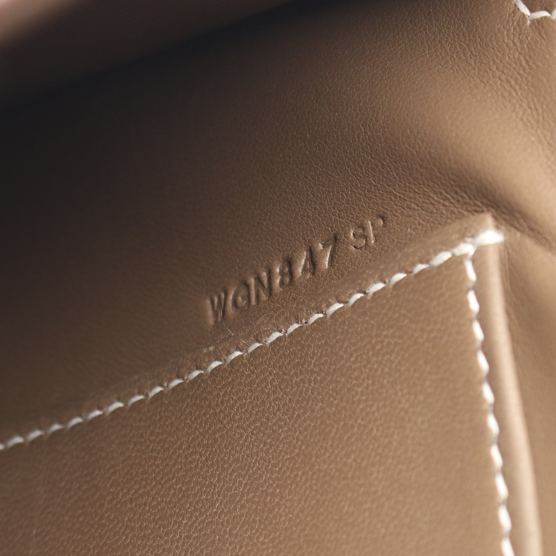 ケリーエラン エトゥープ ショルダーバッグ ヴォーマダム グレーブラウン シルバー金具 W刻印 エルメス バッグ HERMES