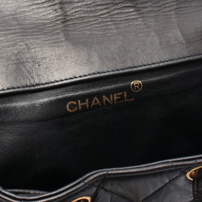 マトラッセ バックパック リュックサック ラムスキン ブラック ゴールド金具 シャネル バッグ CHANEL