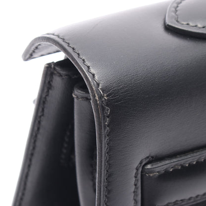 ケリー35 ハンドバッグ ボックスカーフ ブラック ゴールド金具 外縫い 2WAY ○Z刻印 エルメス バッグ HERMES