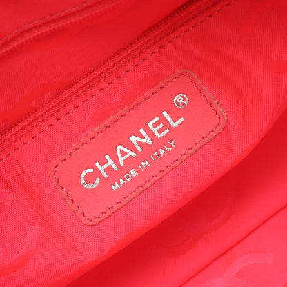 カンボンライン ボーリングバッグ ショルダーバッグ レザー エナメルレザー ブラック シルバー金具 シャネル バッグ CHANEL