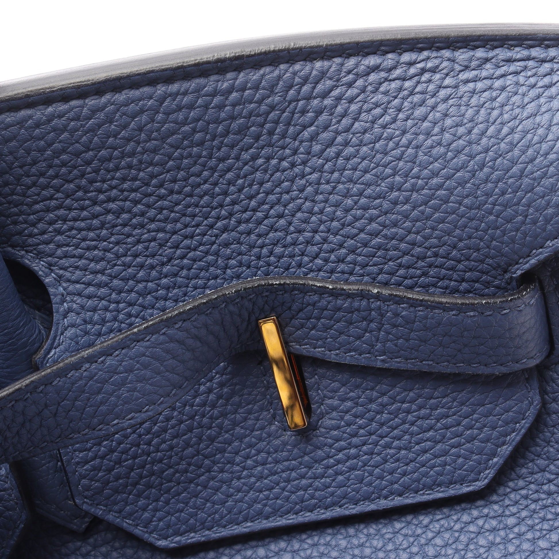 バーキン40 ハンドバッグ トゴ ブルー ゴールド金具 C刻印 エルメス バッグ HERMES