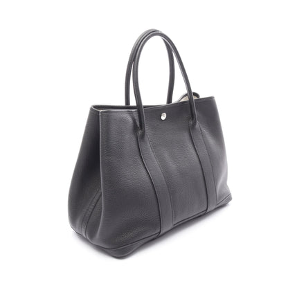 ガーデンパーティPM ハンドバッグ トートバッグ ネゴンダ ブラック シルバー金具 □Q刻印 エルメス バッグ HERMES