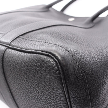 ガーデンパーティPM ハンドバッグ トートバッグ ネゴンダ ブラック シルバー金具 □Q刻印 エルメス バッグ HERMES
