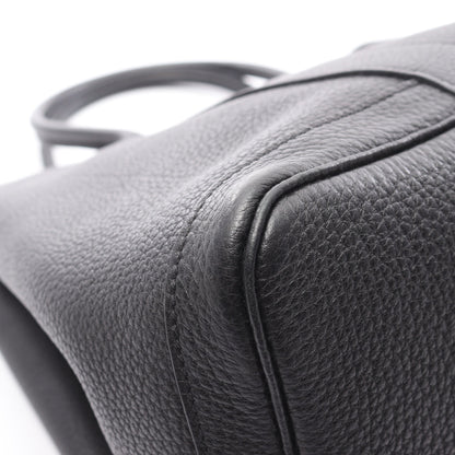 ガーデンパーティPM ハンドバッグ トートバッグ ネゴンダ ブラック シルバー金具 □Q刻印 エルメス バッグ HERMES