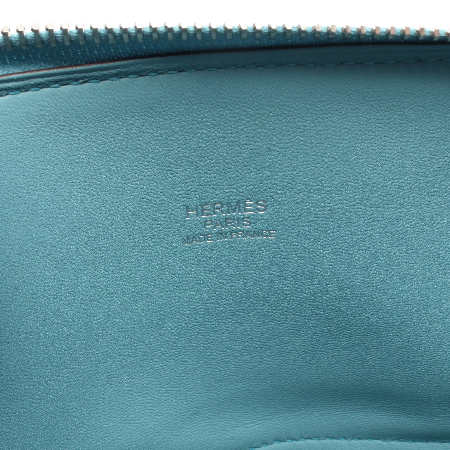 ボリード31 ブルーサンシール ハンドバッグ トリヨンクレマンス ライトブルー シルバー金具 2WAY X刻印 エルメス バッグ HERMES