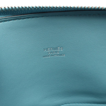 ボリード31 ブルーサンシール ハンドバッグ トリヨンクレマンス ライトブルー シルバー金具 2WAY X刻印 エルメス バッグ HERMES