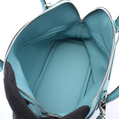 ボリード31 ブルーサンシール ハンドバッグ トリヨンクレマンス ライトブルー シルバー金具 2WAY X刻印 エルメス バッグ HERMES