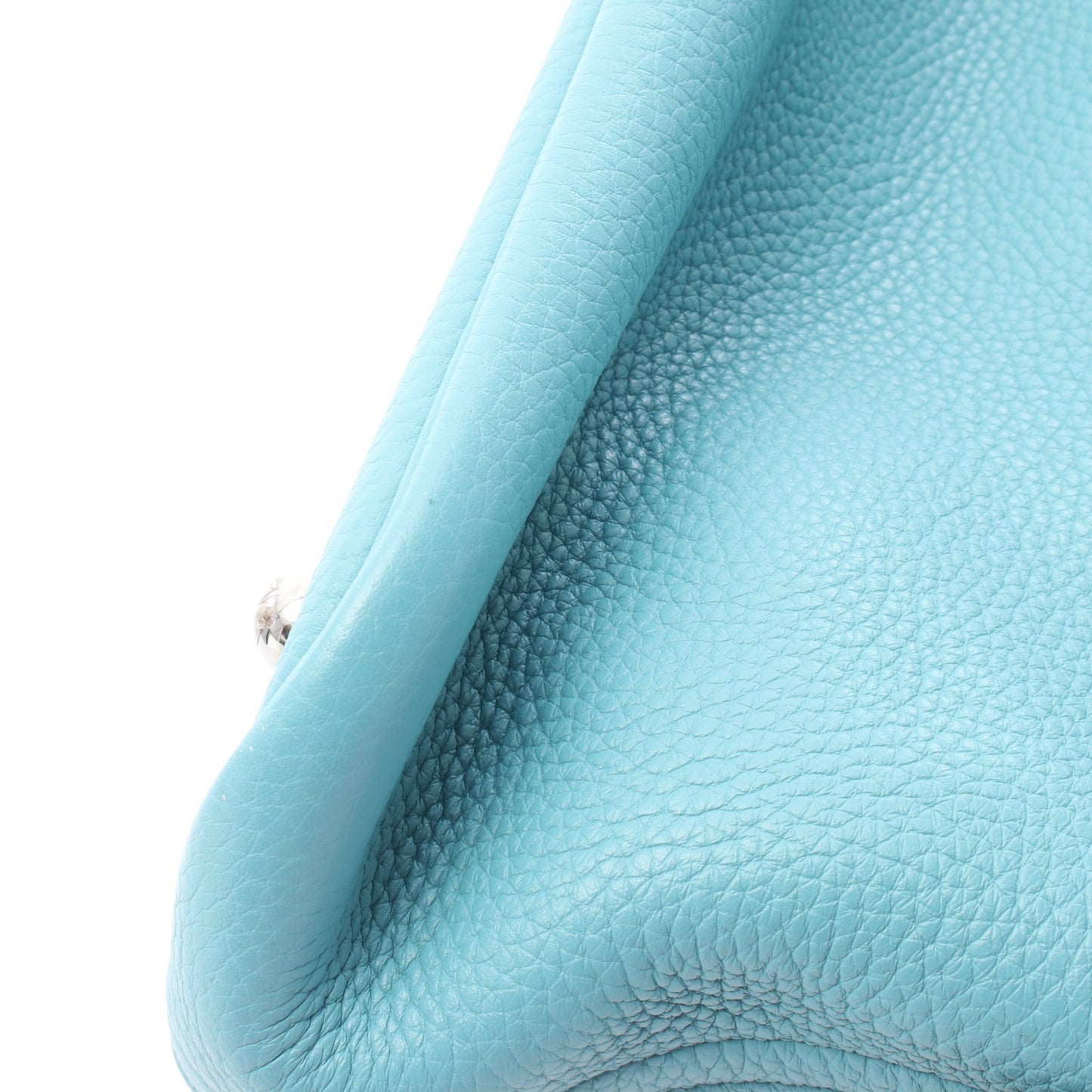 ボリード31 ブルーサンシール ハンドバッグ トリヨンクレマンス ライトブルー シルバー金具 2WAY X刻印 エルメス バッグ HERMES
