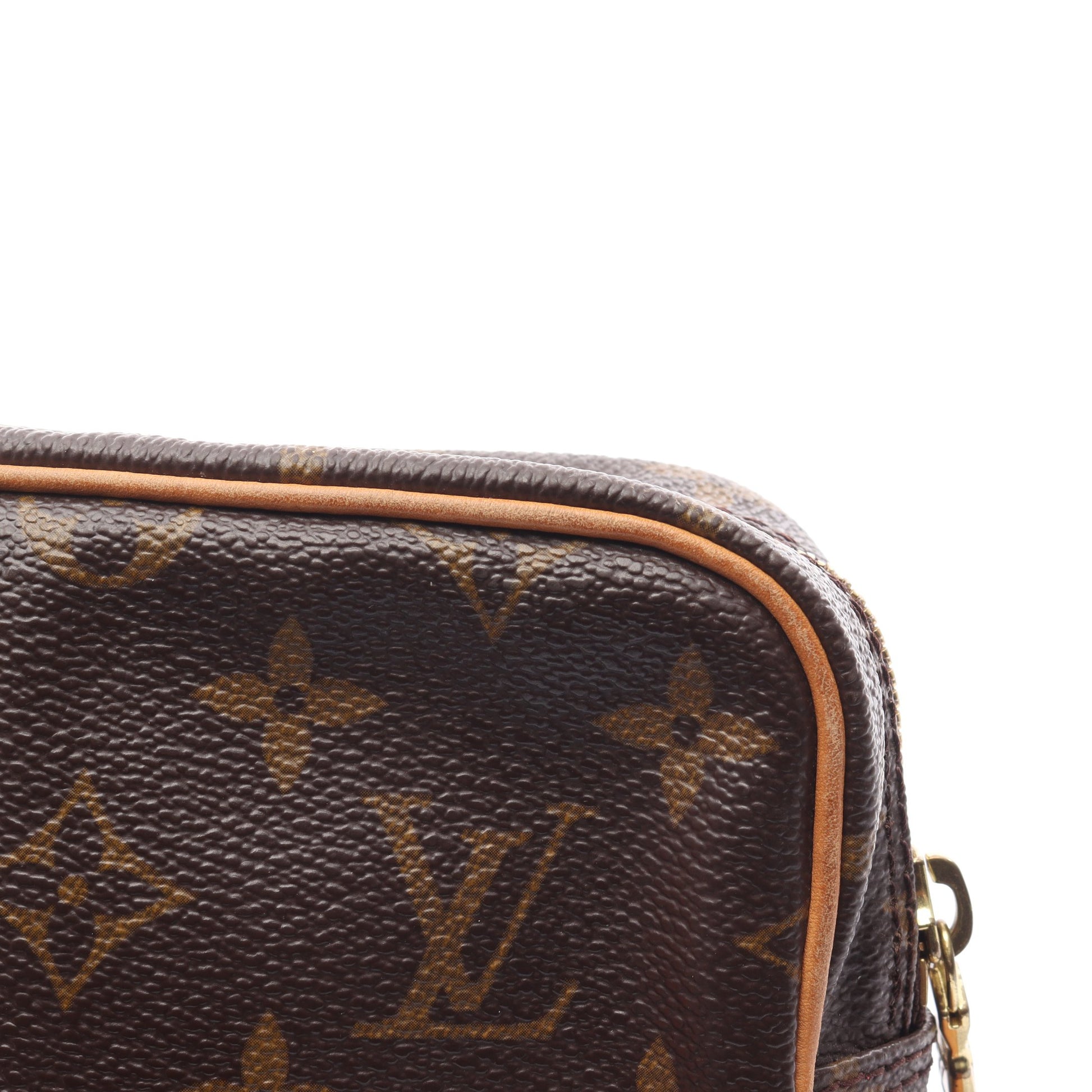 アマゾン モノグラム ショルダーバッグ PVC レザー ブラウン ルイヴィトン バッグ LOUIS VUITTON