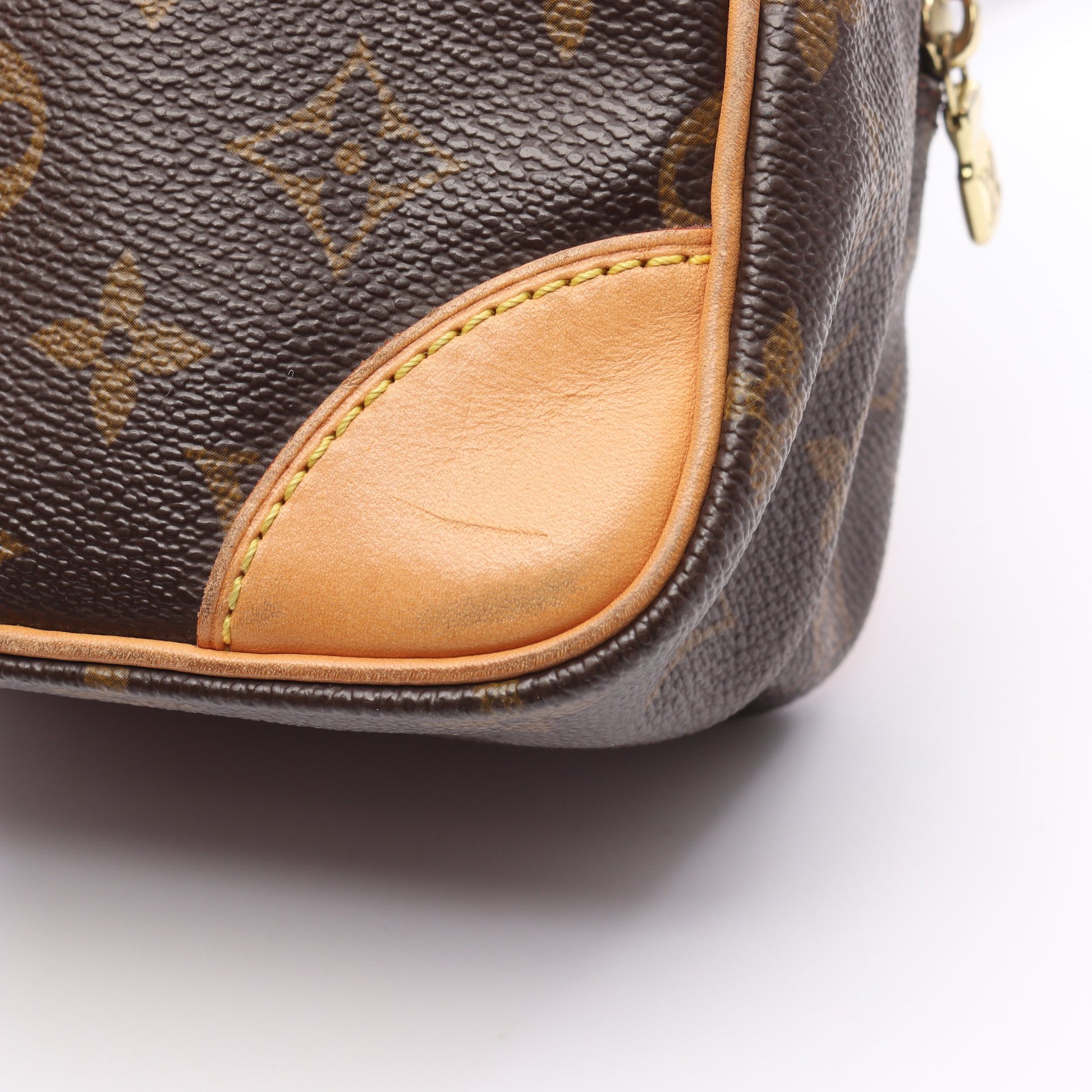 アマゾン モノグラム ショルダーバッグ PVC レザー ブラウン ルイヴィトン バッグ LOUIS VUITTON