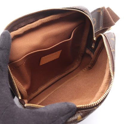 バムバッグ ボスフォール モノグラム ボディバッグ ウエストバッグ PVC レザー ブラウン ルイヴィトン バッグ LOUIS VUITTON