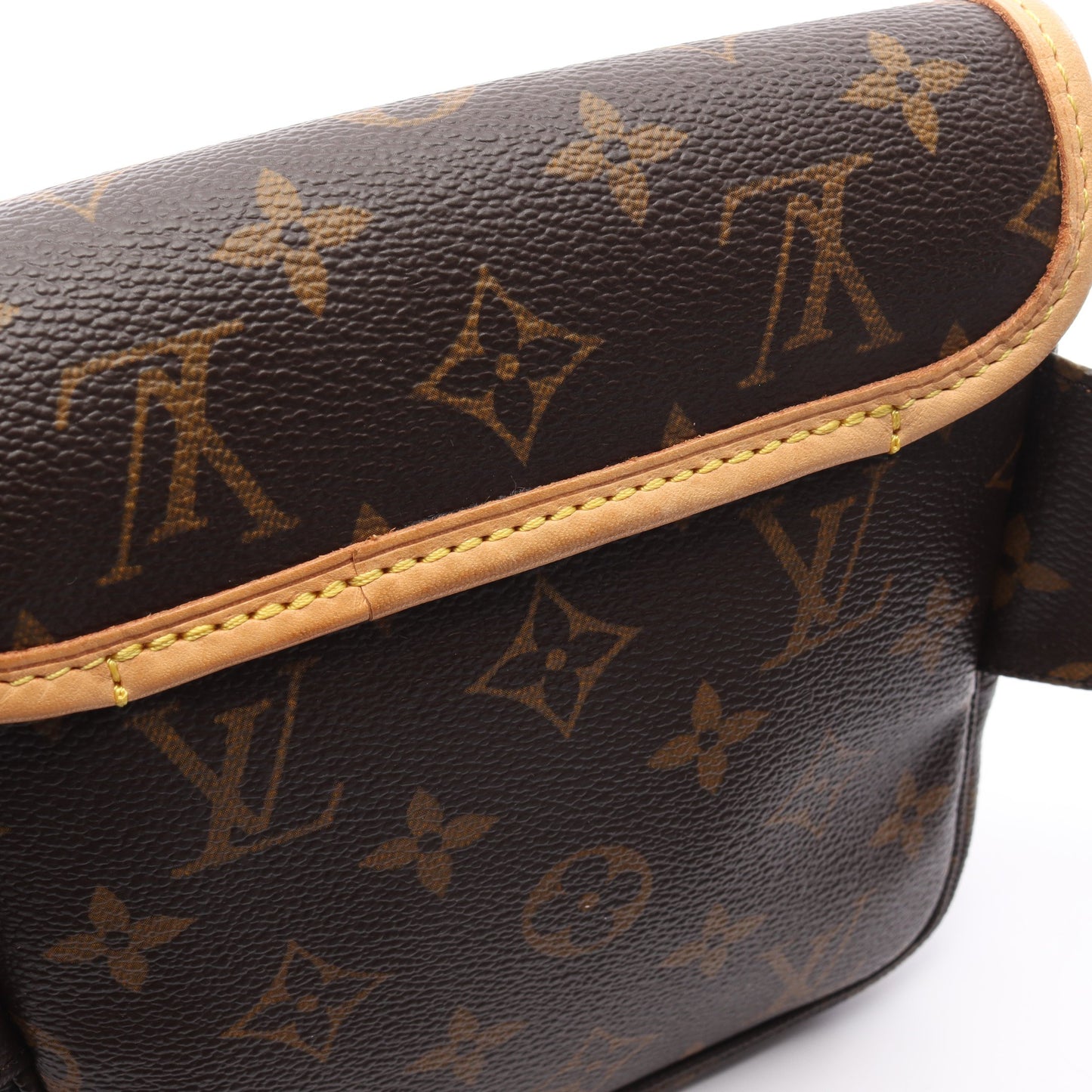 バムバッグ ボスフォール モノグラム ボディバッグ ウエストバッグ PVC レザー ブラウン ルイヴィトン バッグ LOUIS VUITTON