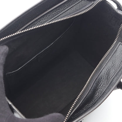 ラゲージ ナノショッパー ハンドバッグ レザー ブラック 2WAY セリーヌ バッグ CELINE