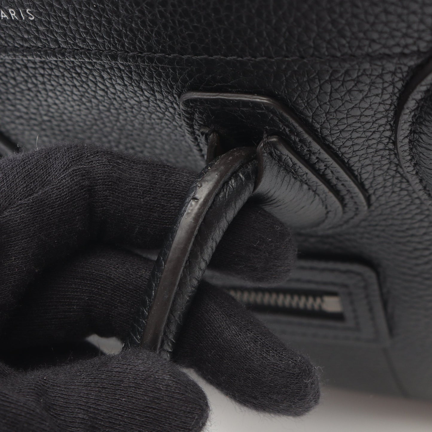 ラゲージ ナノショッパー ハンドバッグ レザー ブラック 2WAY セリーヌ バッグ CELINE