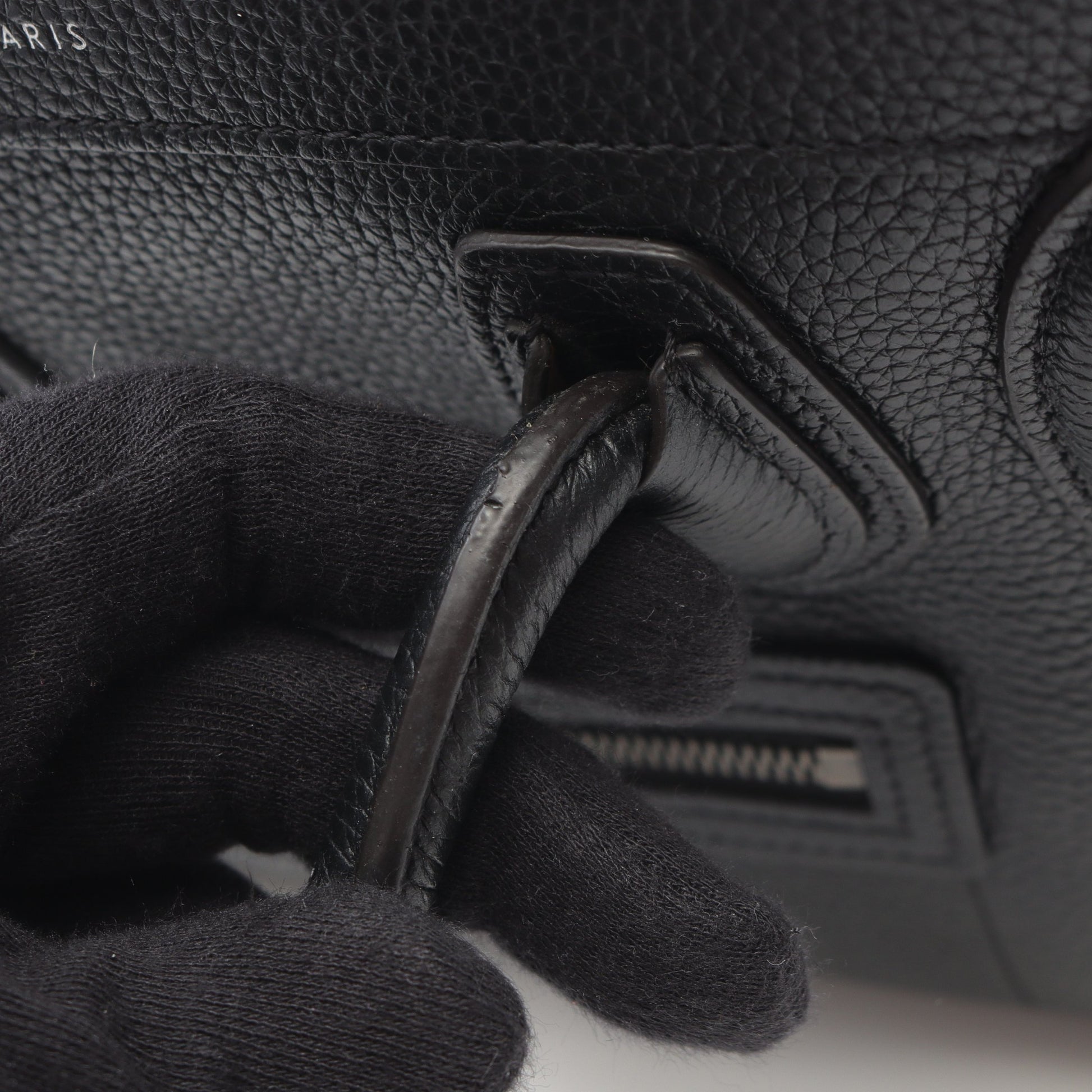 ラゲージ ナノショッパー ハンドバッグ レザー ブラック 2WAY セリーヌ バッグ CELINE