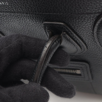 ラゲージ ナノショッパー ハンドバッグ レザー ブラック 2WAY セリーヌ バッグ CELINE