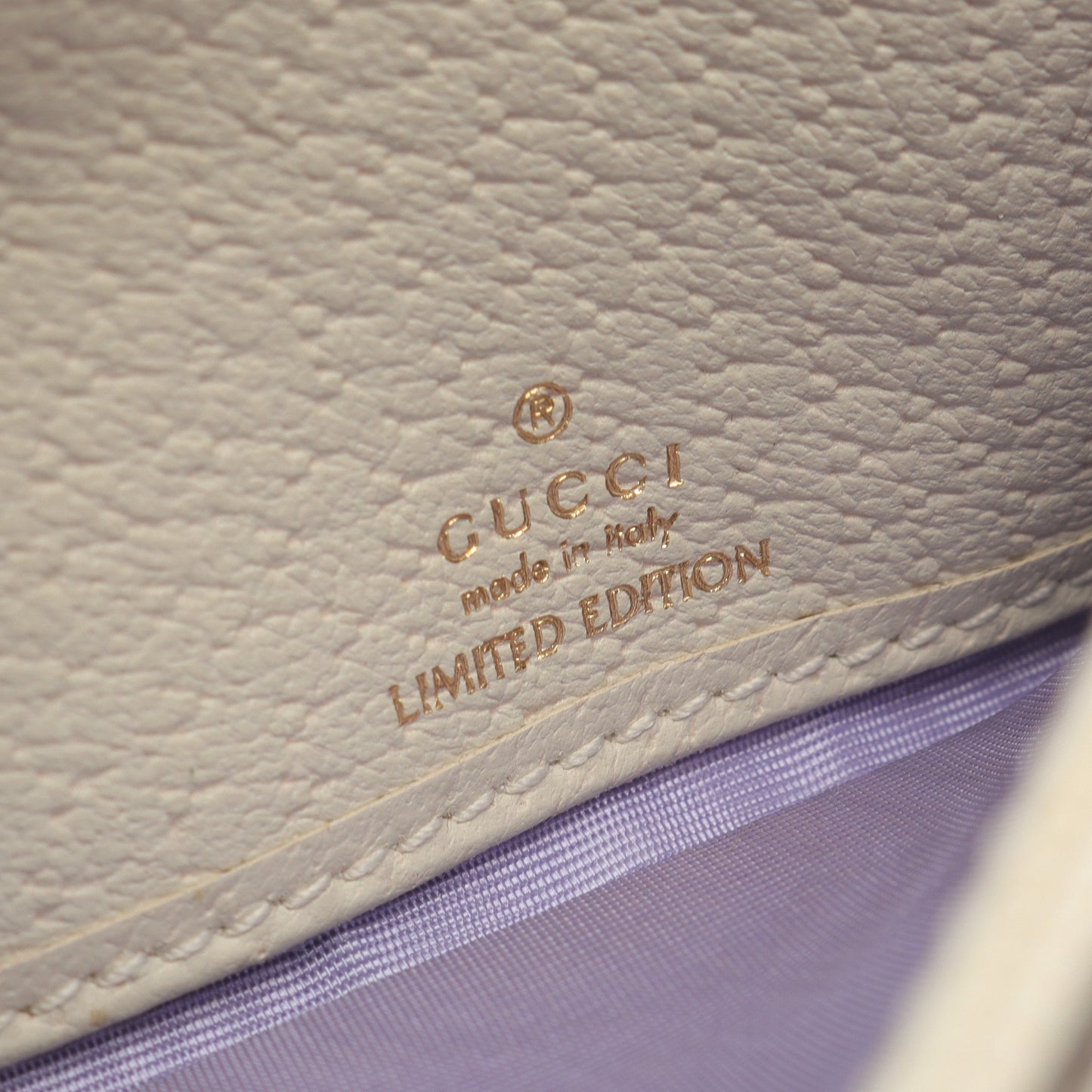 GGマーモント フローラ ショルダーウォレット キャンバス レザー オフホワイト マルチカラー グッチ バッグ GUCCI