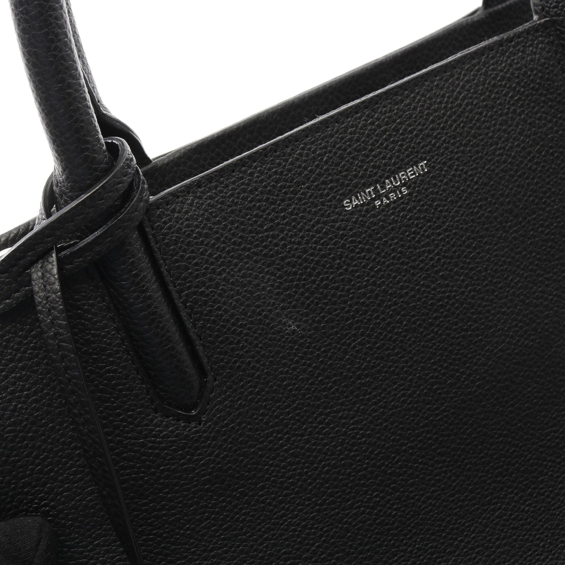 カバ リヴゴーシュ ハンドバッグ レザー ブラック 2WAY サンローランパリ バッグ SAINT LAURENT PARIS