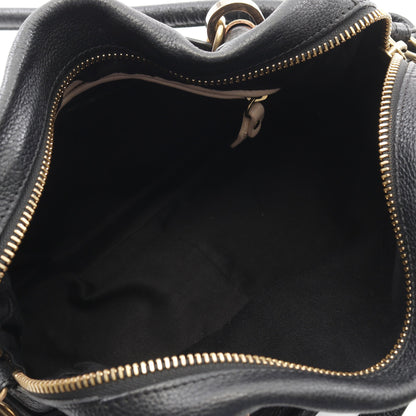 パラティ ミディアム ハンドバッグ レザー ブラック 2WAY クロエ バッグ Chloe