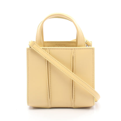 ホイットニー ナノ ハンドバッグ レザー ライトイエロー 2WAY マックスマーラ バッグ Max Mara