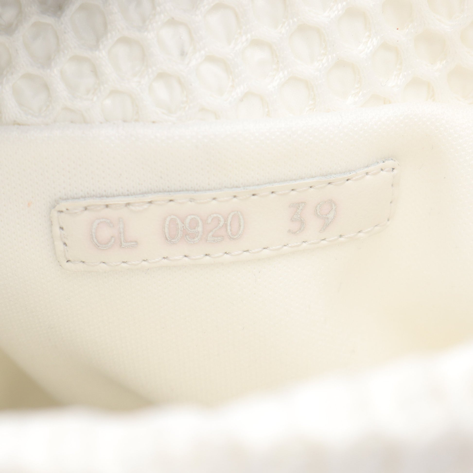 ブーツ レザー ファブリック ホワイト クリスチャンディオール シューズ Christian Dior