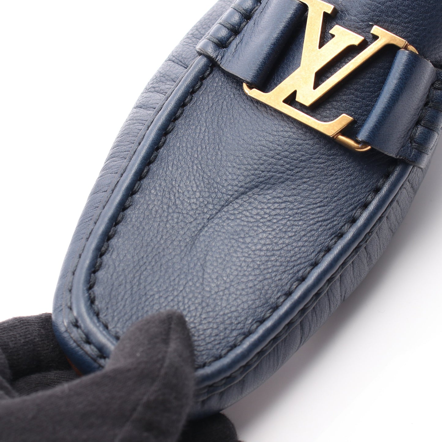 モンテーニュライン ローファー レザー ネイビー ルイヴィトン シューズ LOUIS VUITTON