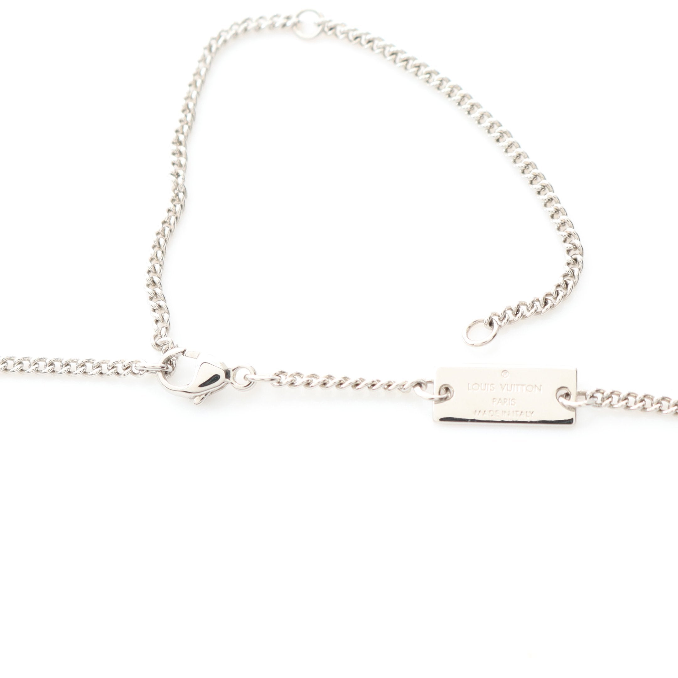 リングネックレス モノグラム ネックレス シルバー ルイヴィトン