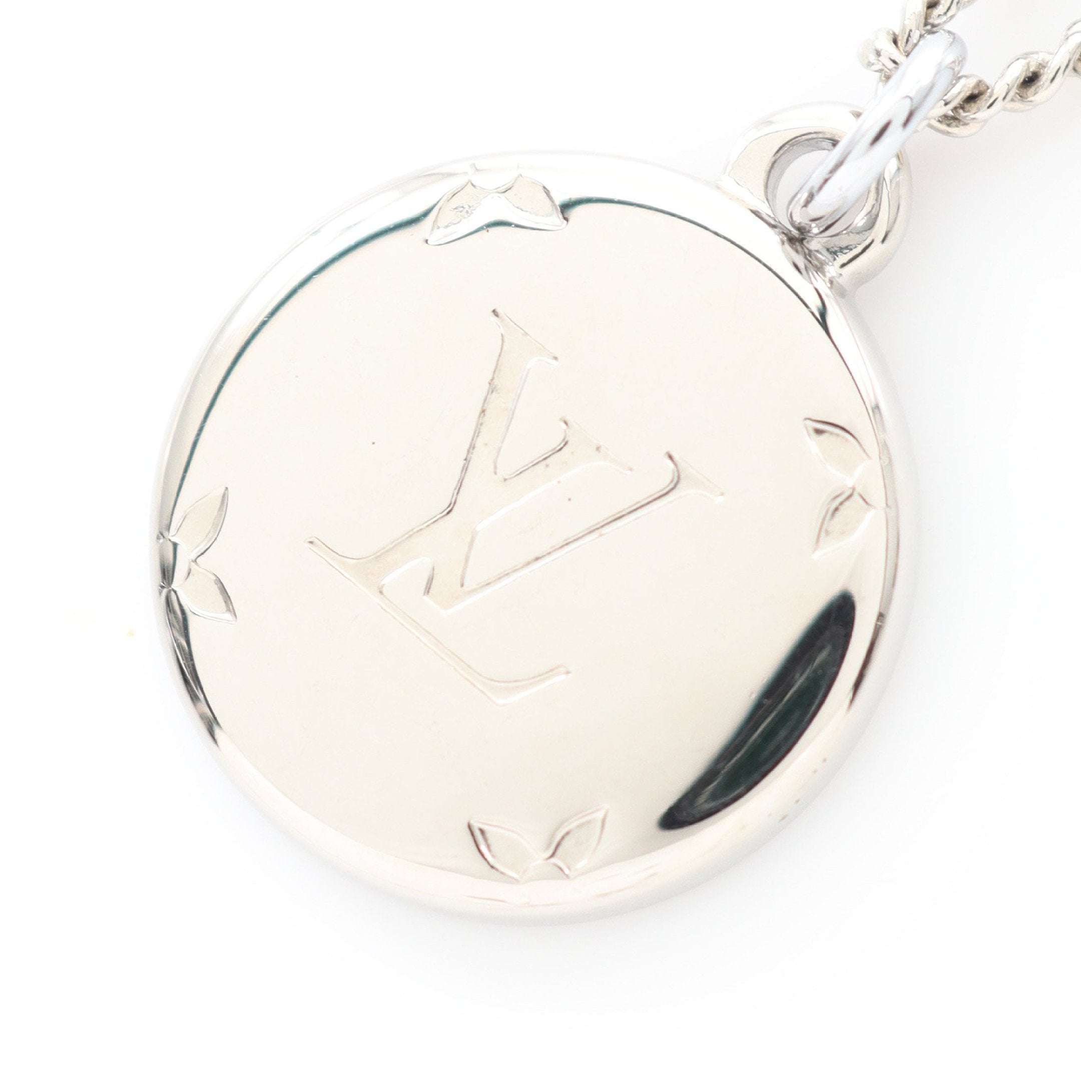 Louis Vuitton ネックレス ヴィトン ネックレス シルバーモノグラム LOUIS VUITTON(ルイヴィトン) coll mng tied silver コリエ