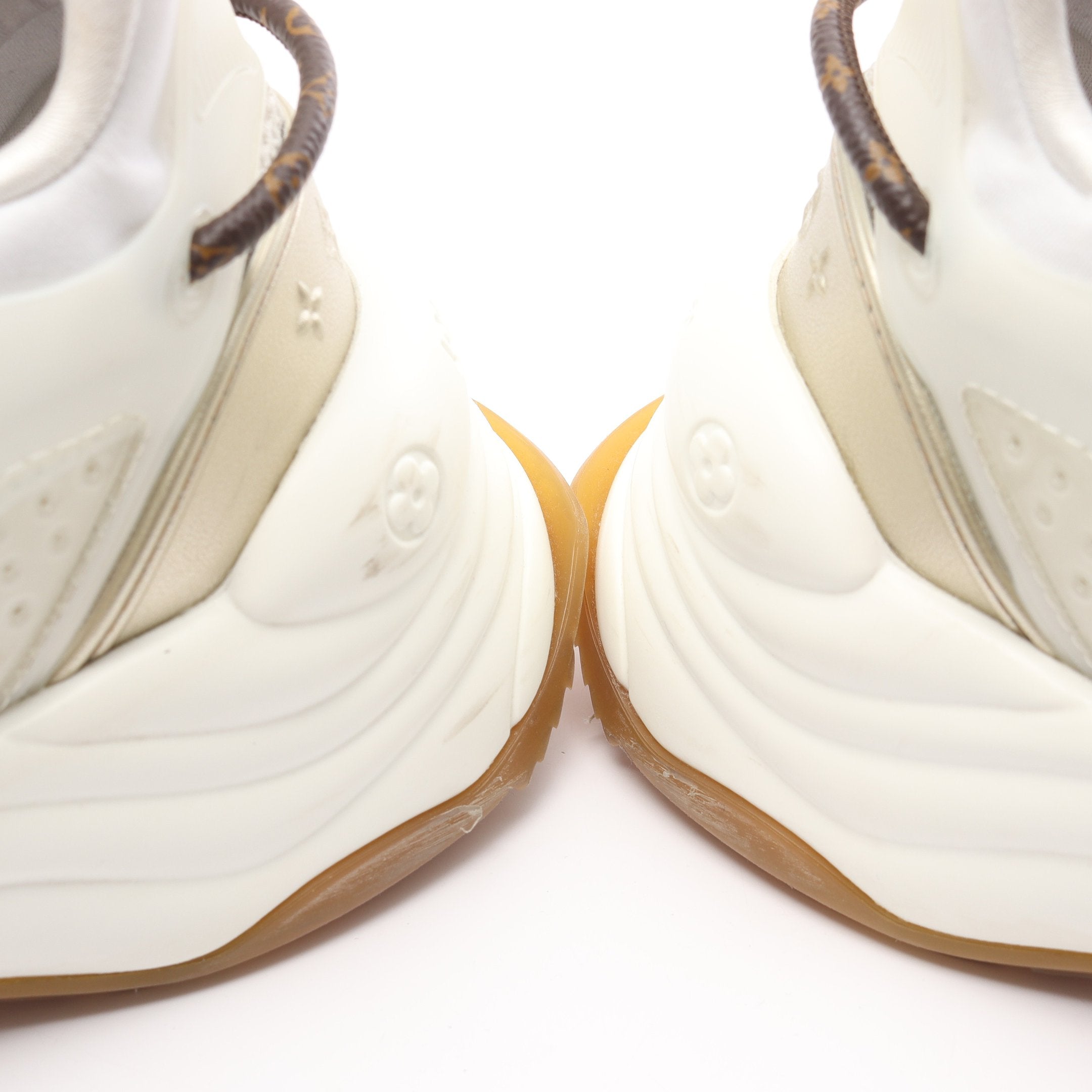 ラン55 スニーカー ファブリック ホワイト ゴールド ルイヴィトン – RECLO