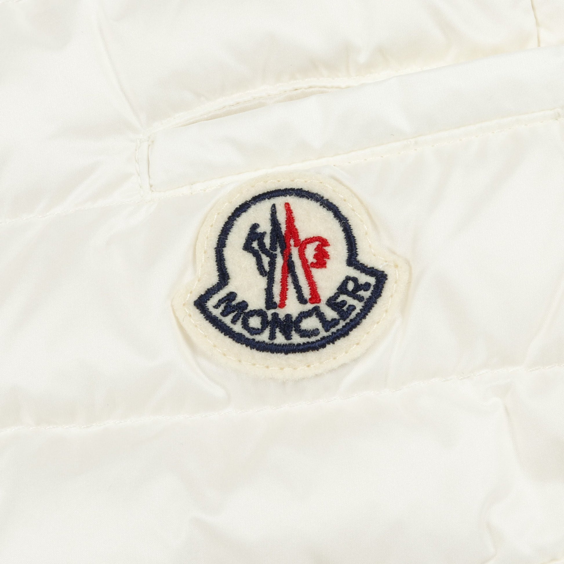 ダウンベスト ナイロン ホワイト モンクレール アウター MONCLER