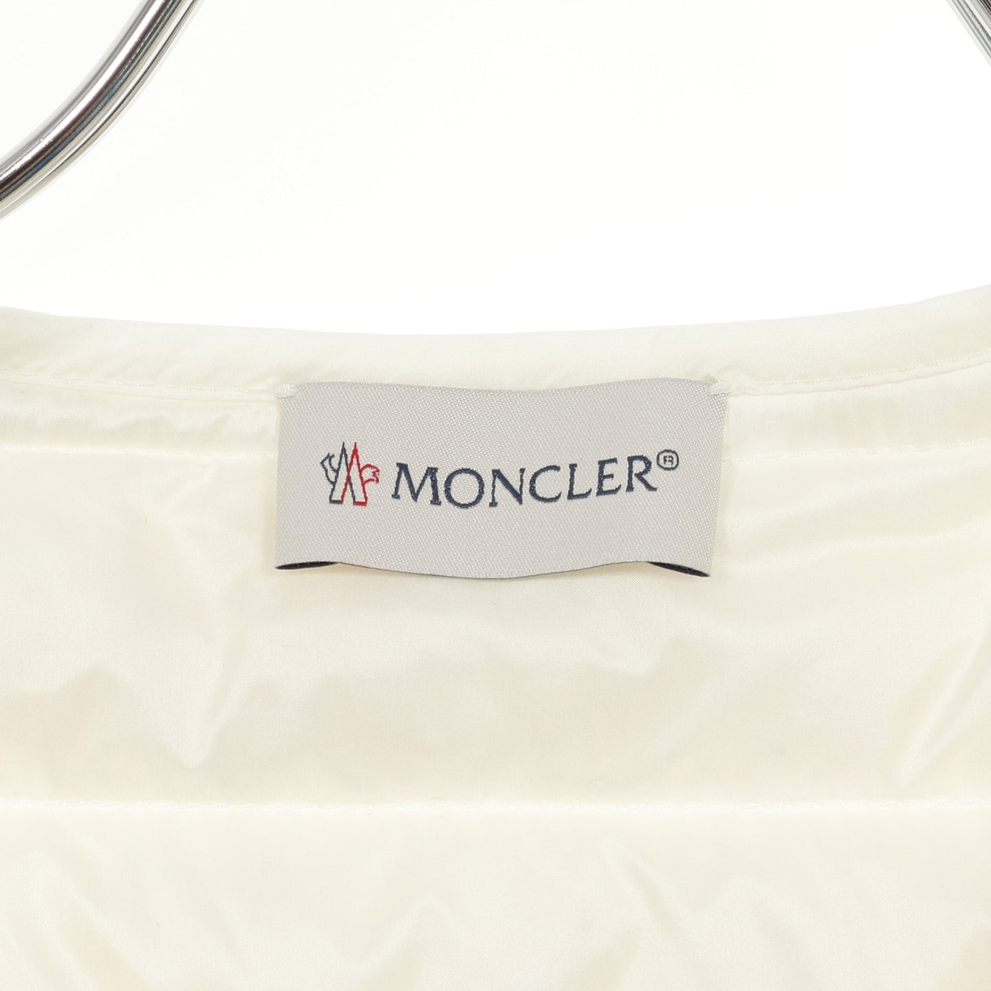 ダウンベスト ナイロン ホワイト モンクレール アウター MONCLER
