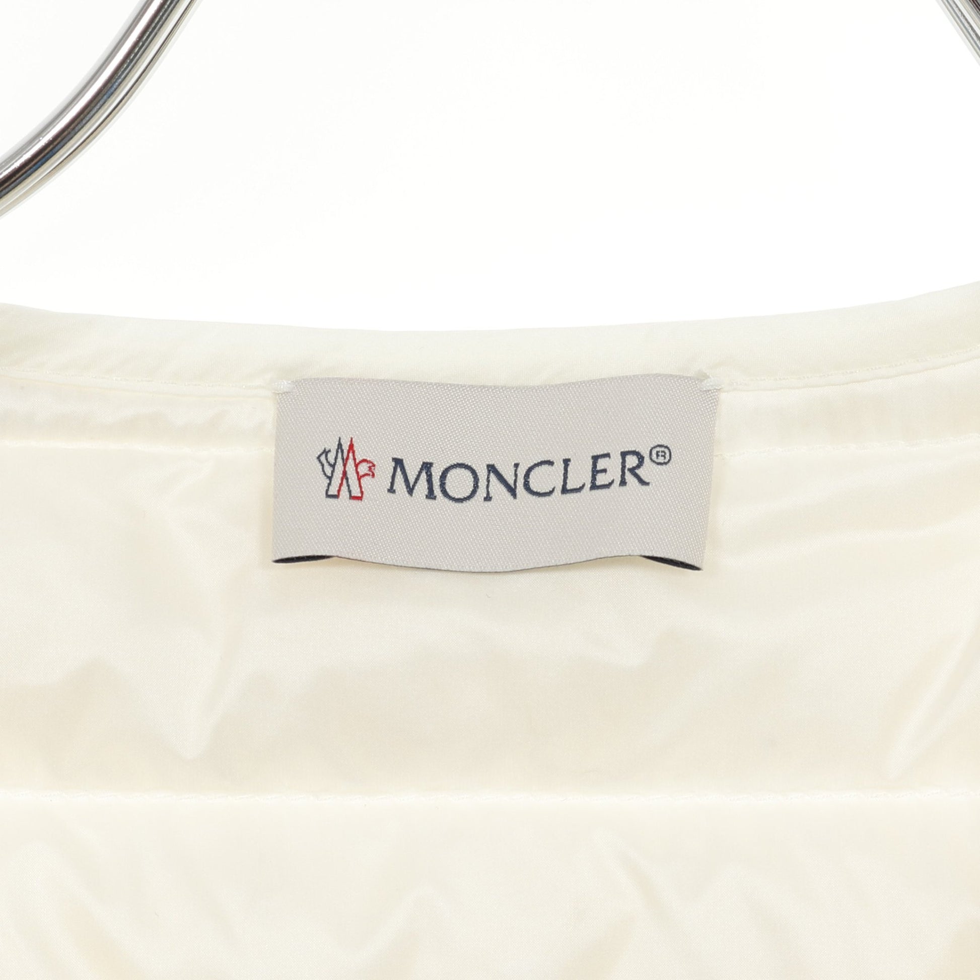 ダウンベスト ナイロン ホワイト モンクレール アウター MONCLER