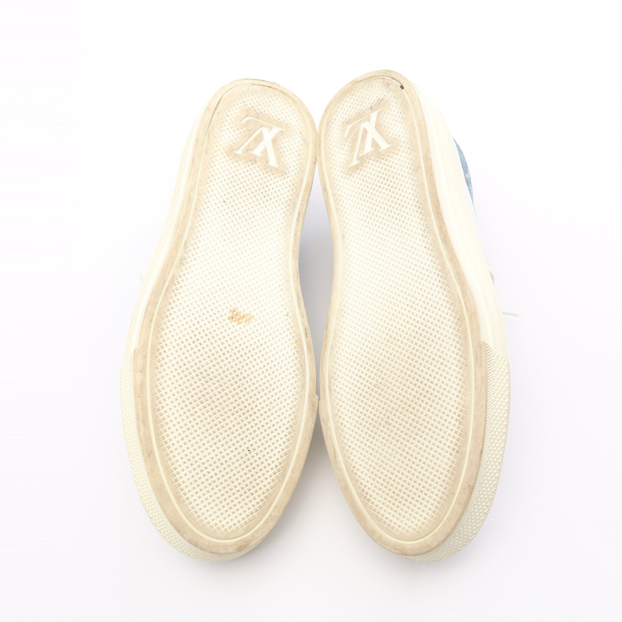 ステラーライン スニーカー デニム ブルー ホワイト ルイヴィトン – RECLO